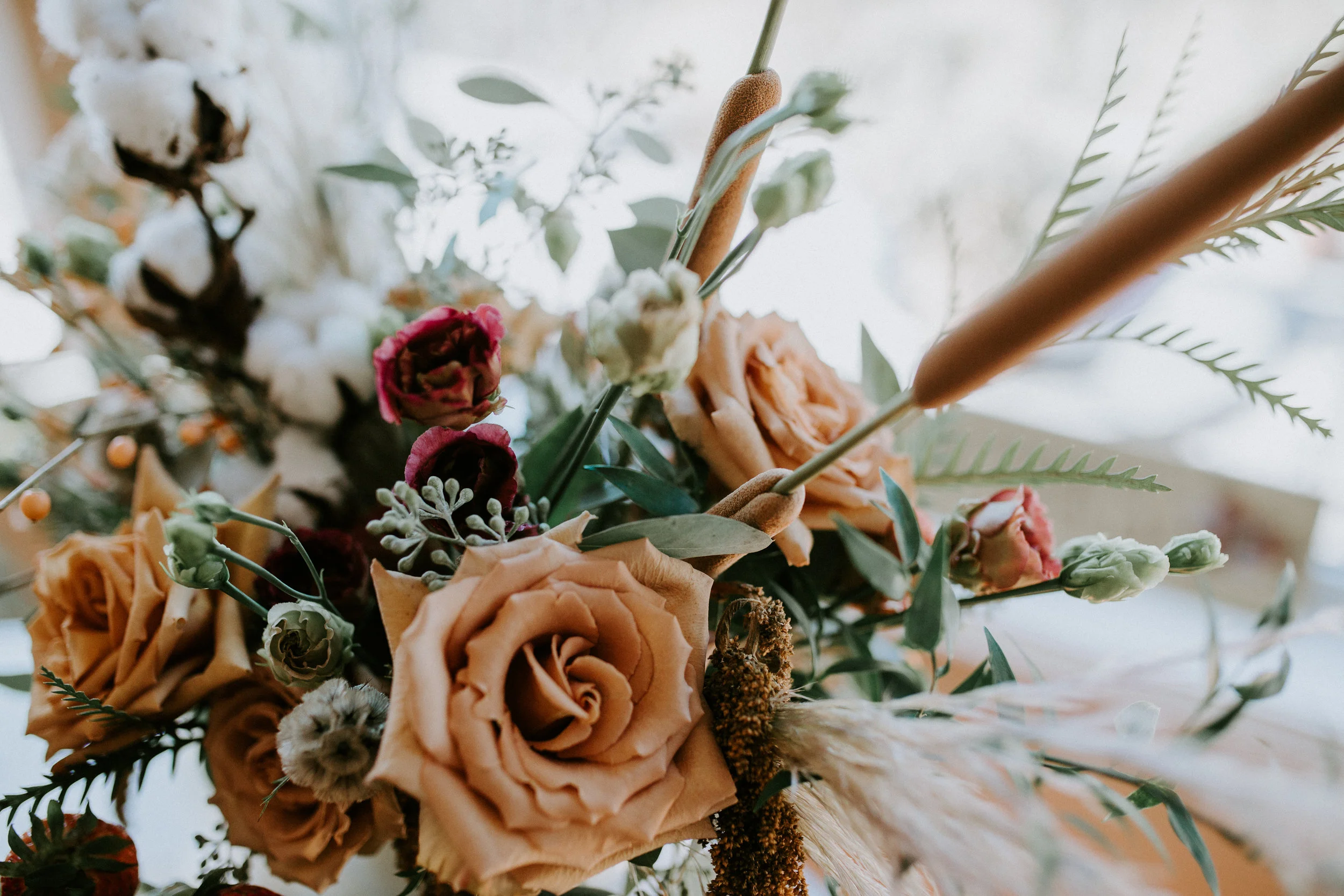 Fall Floral Centrepiece - Calgary Wedding Florist - Deanna Rachel Photography .jpg