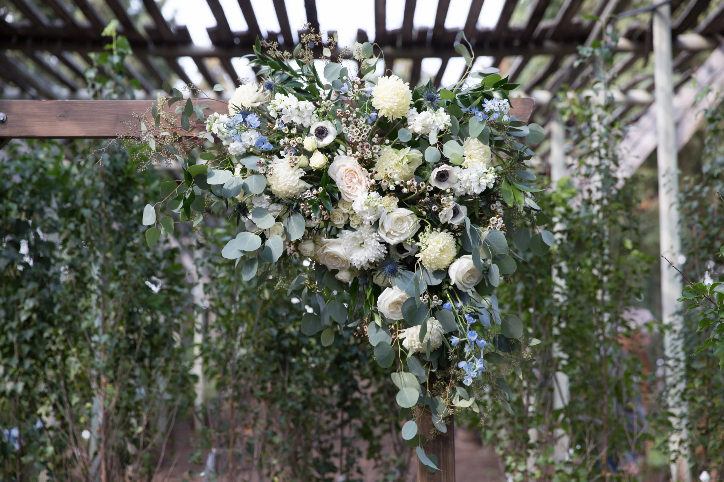 Floral Ceremony Arch Installation - Calgary Wedding FLorist - Saskatoon Farm - Phil Crozier Photography.jpg