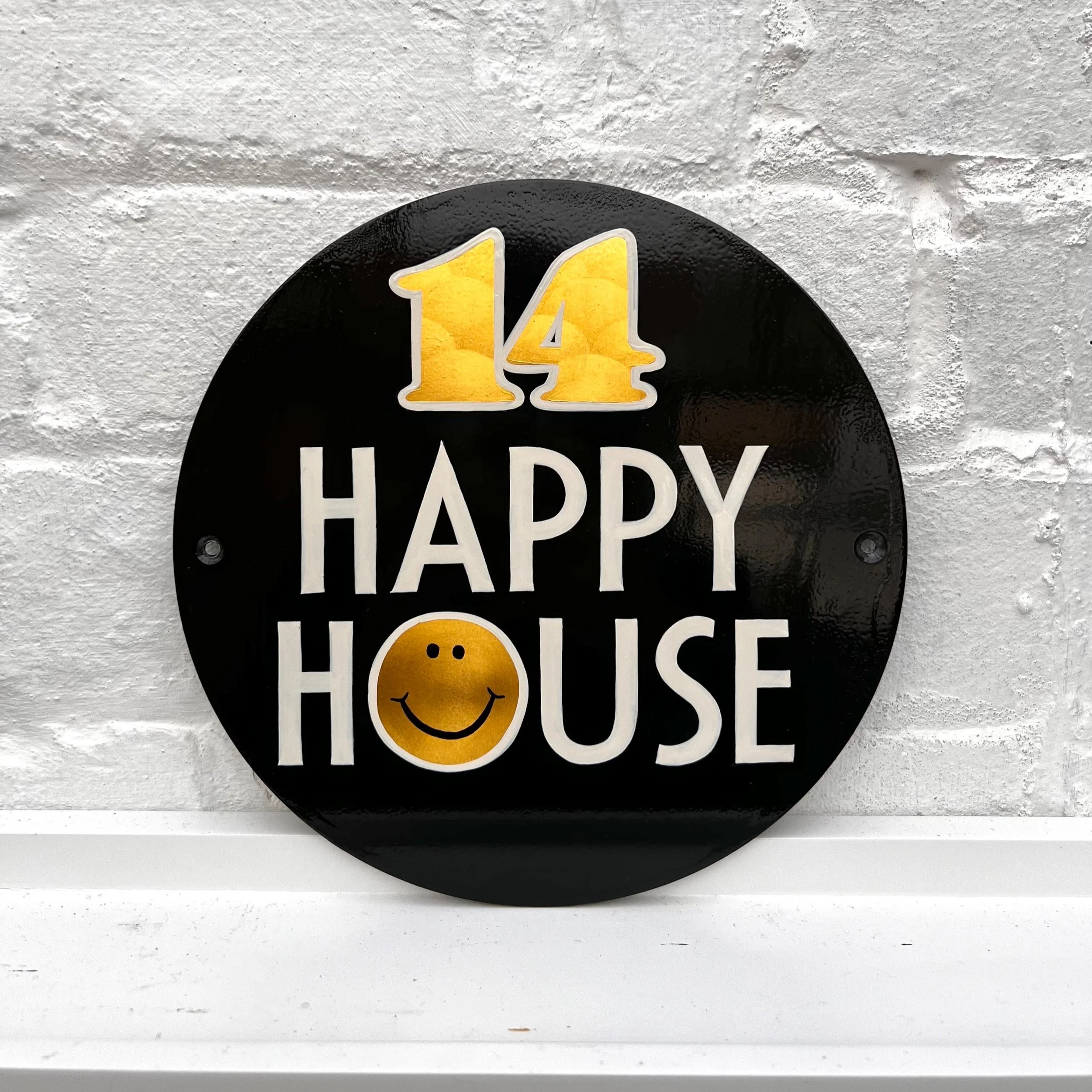 Custom house name signs