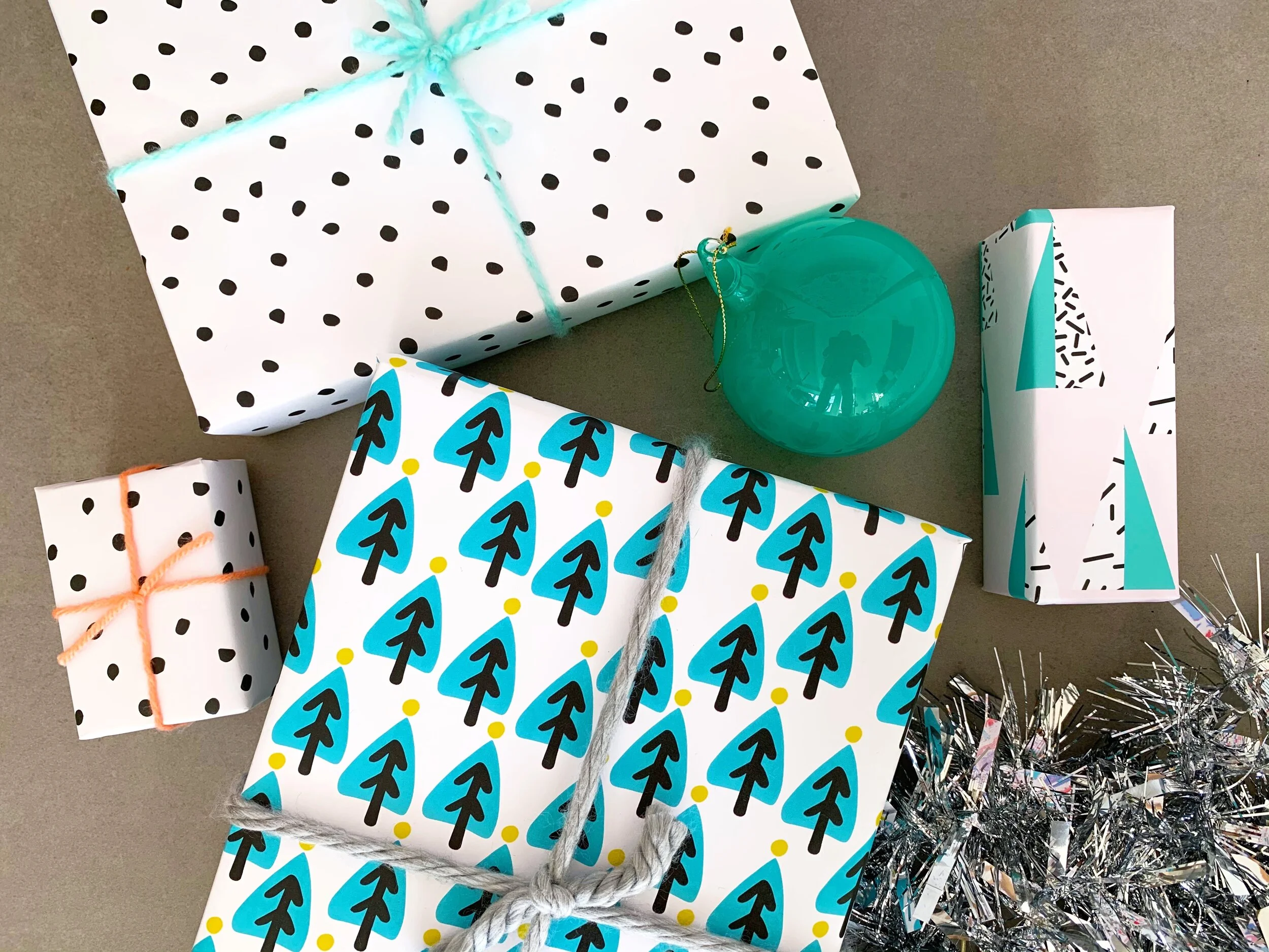 Presents Dotty Green Trees Sprinkle Trees.JPG