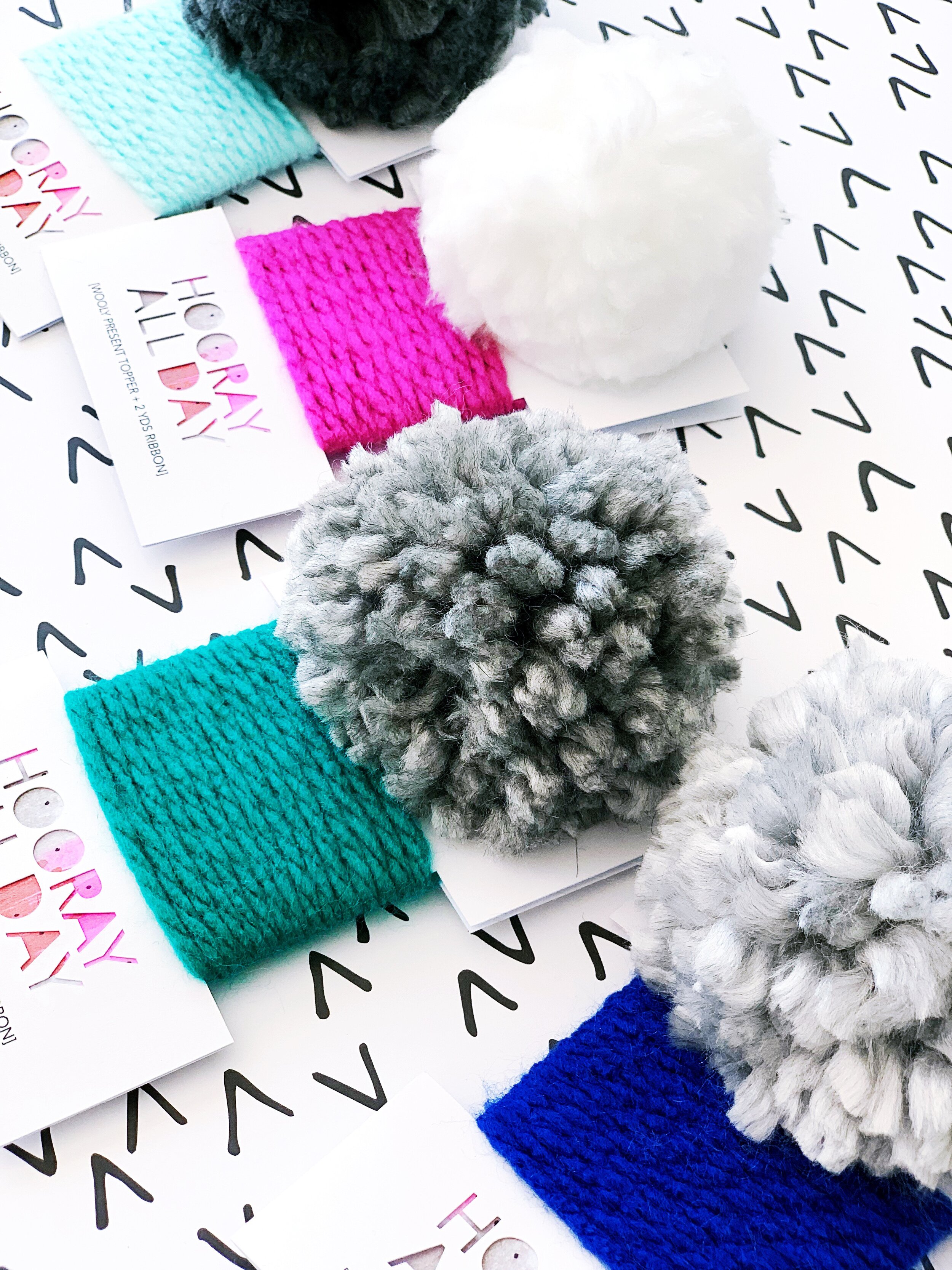 Wooly Gift Topper — HOORAY ALL DAY