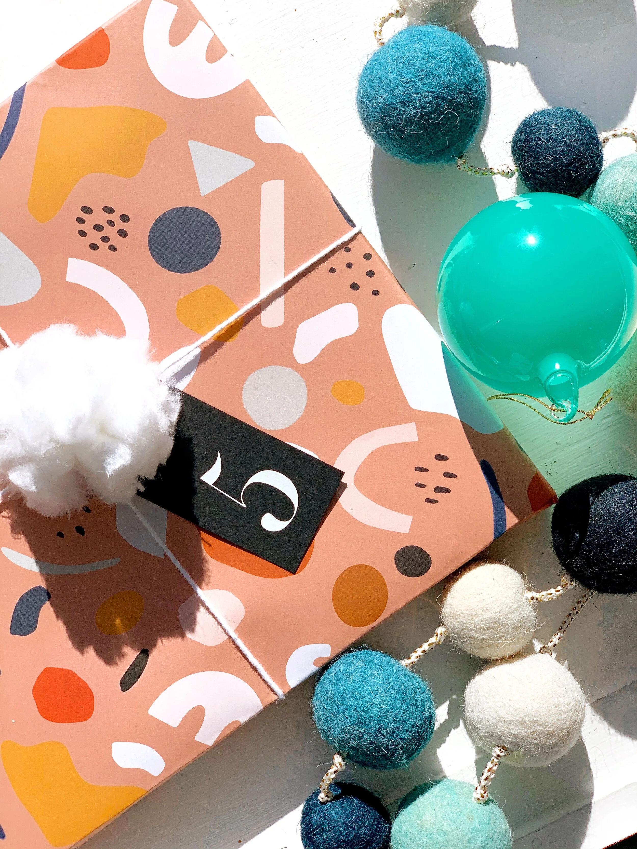 Wrapped Present Abstract Terrazzo Terracotta.JPG