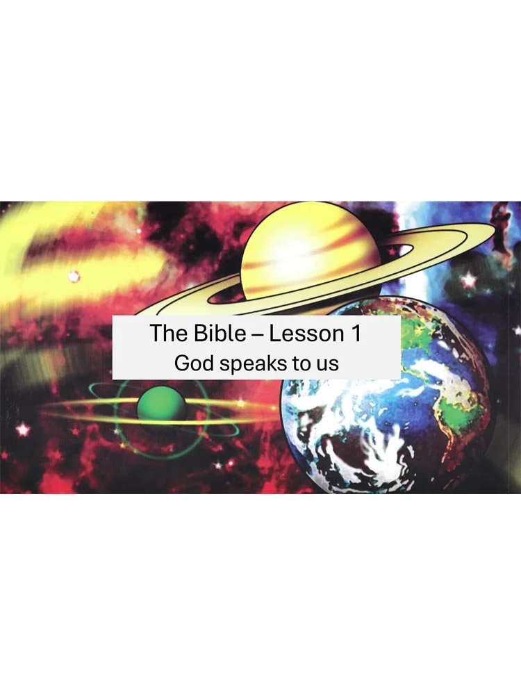The Bible - Lesson 1 (Powerpoint)