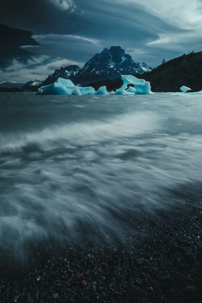 Drifting Icebergs Chile