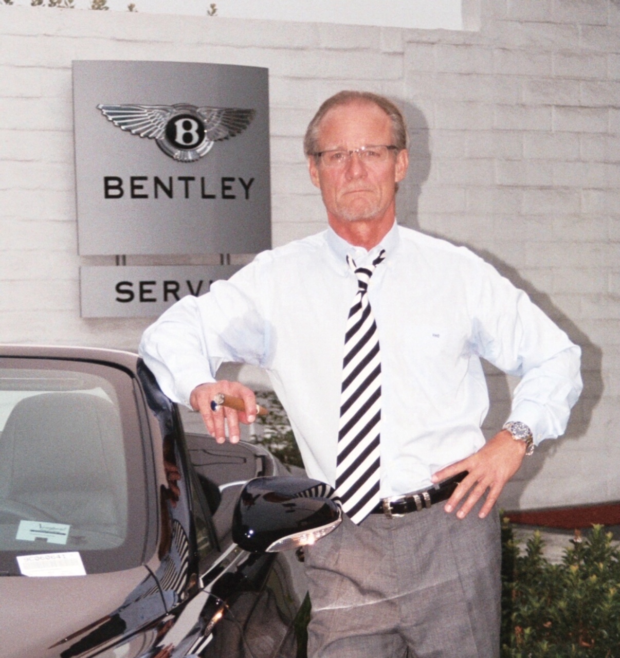 Doing a Promo at a Bentley Dealership