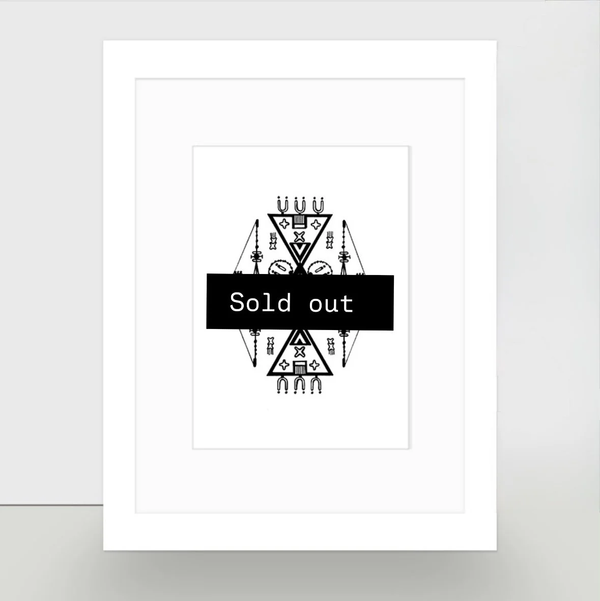 Framed Hand Embellished Art Print ~ 022