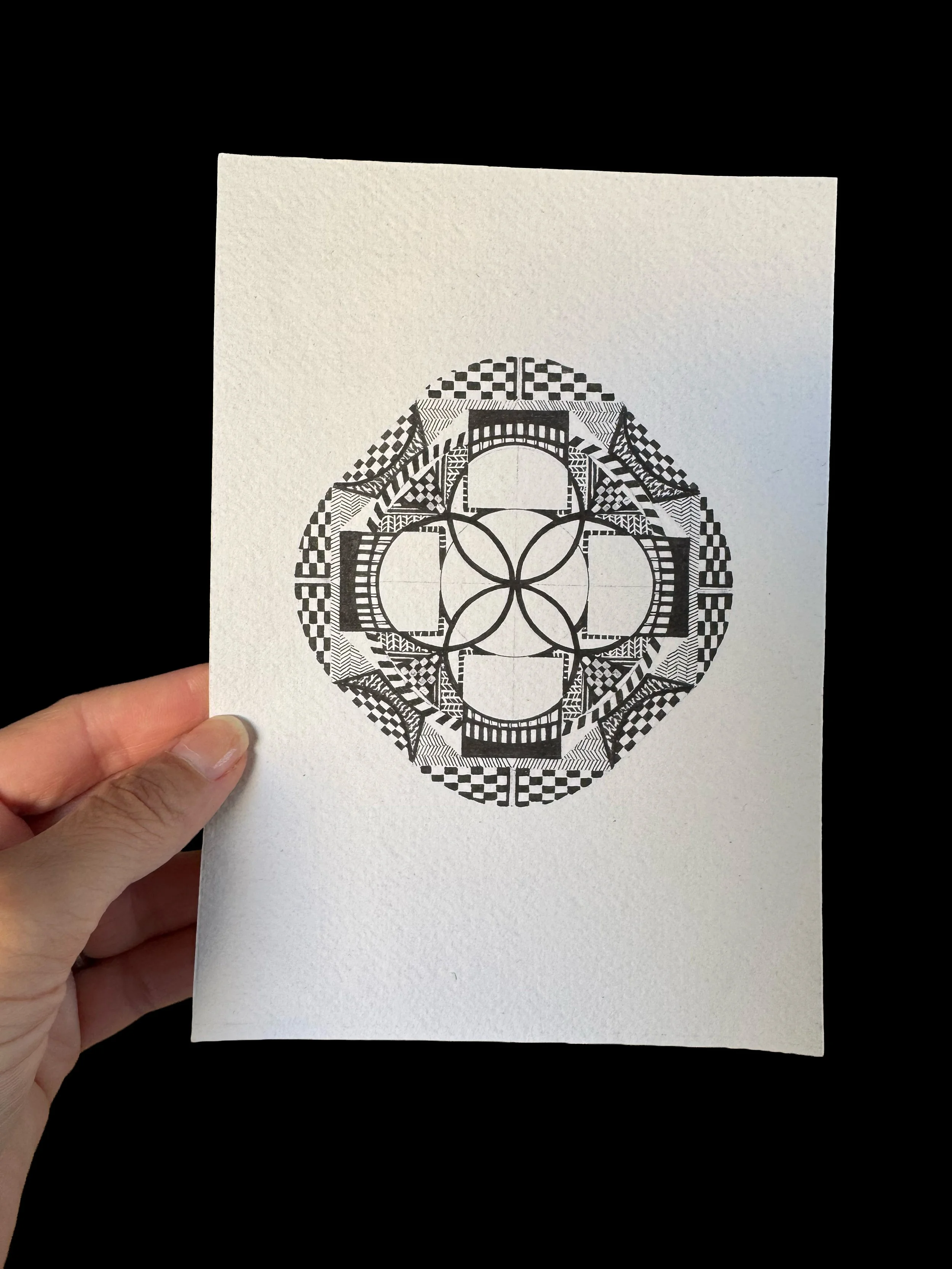 The Descent: Drawing Number 2 – Fine Art Print Limited Edition 5"x7"