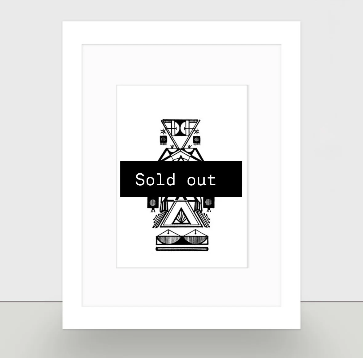 Framed Hand-Embellished Art Print ~ 011