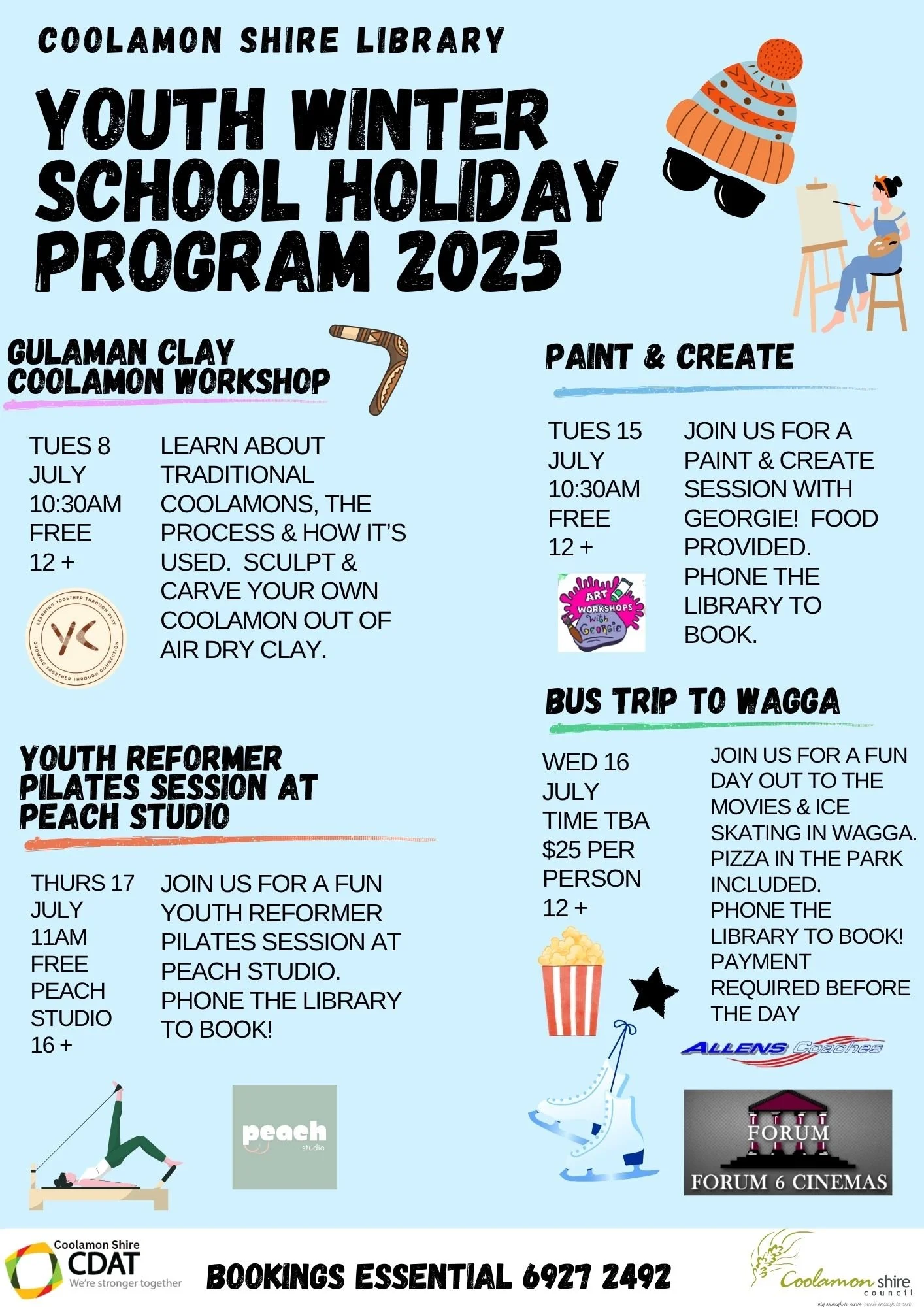 School Holiday Program at the Coolamon Library — Visit Coolamon Shire