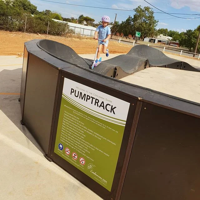 Get pumped for the new mobile pumptrack and skate park!