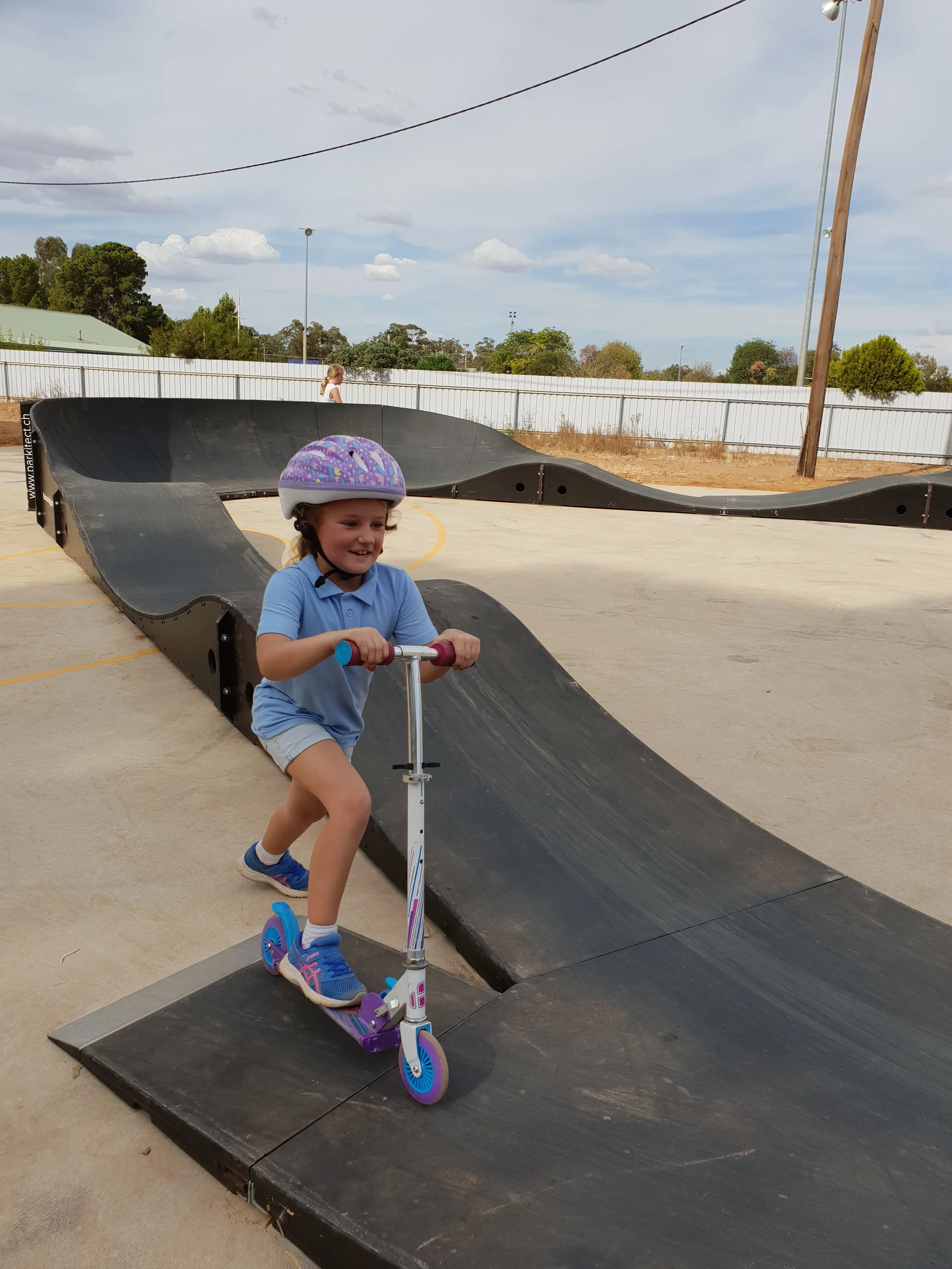 Enjoying the new pumptrack