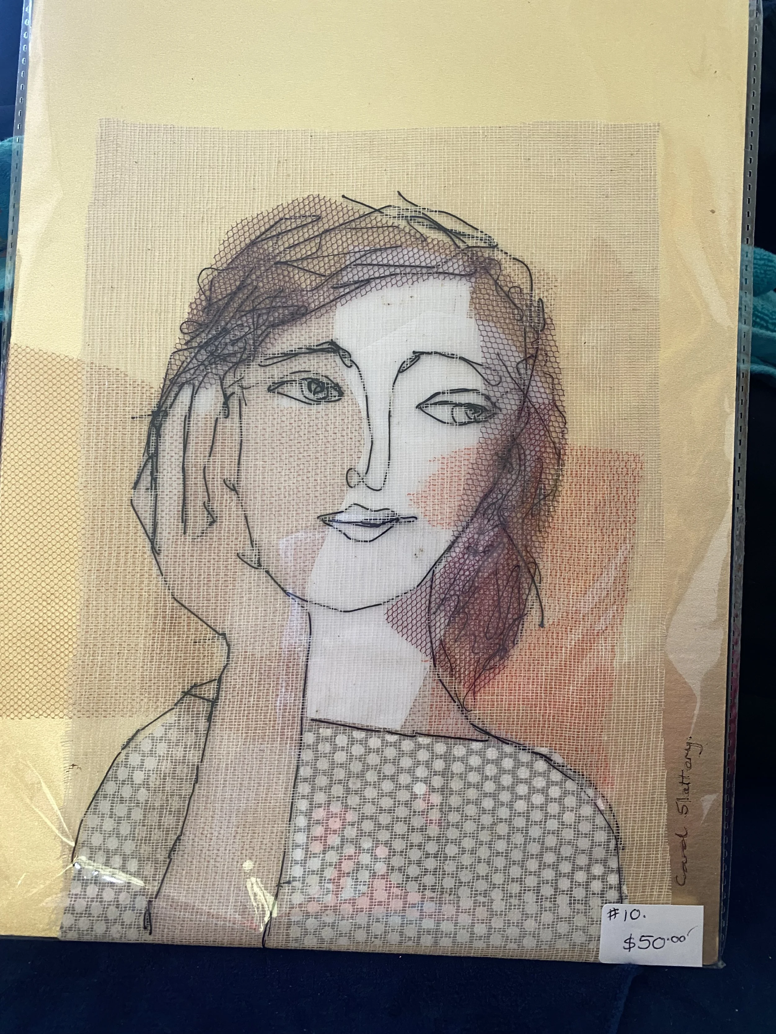 Drawn with Thread Art Class at The Studio Coolamon