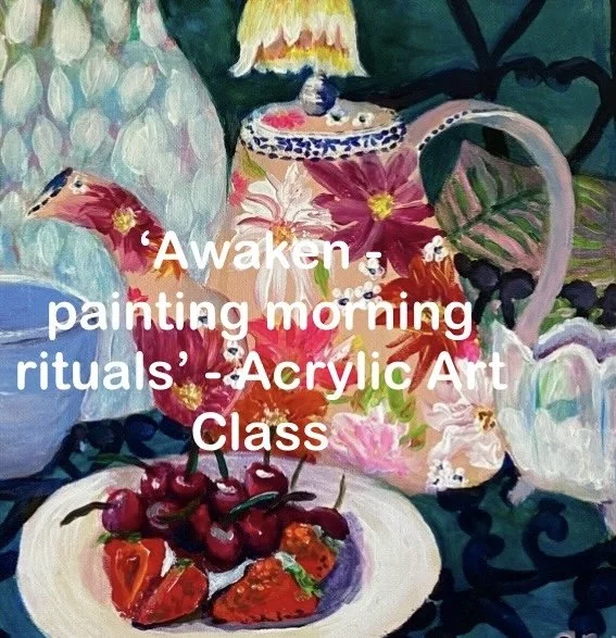Awaken – Painting Morning Rituals Art Class at The Studio Coolamon