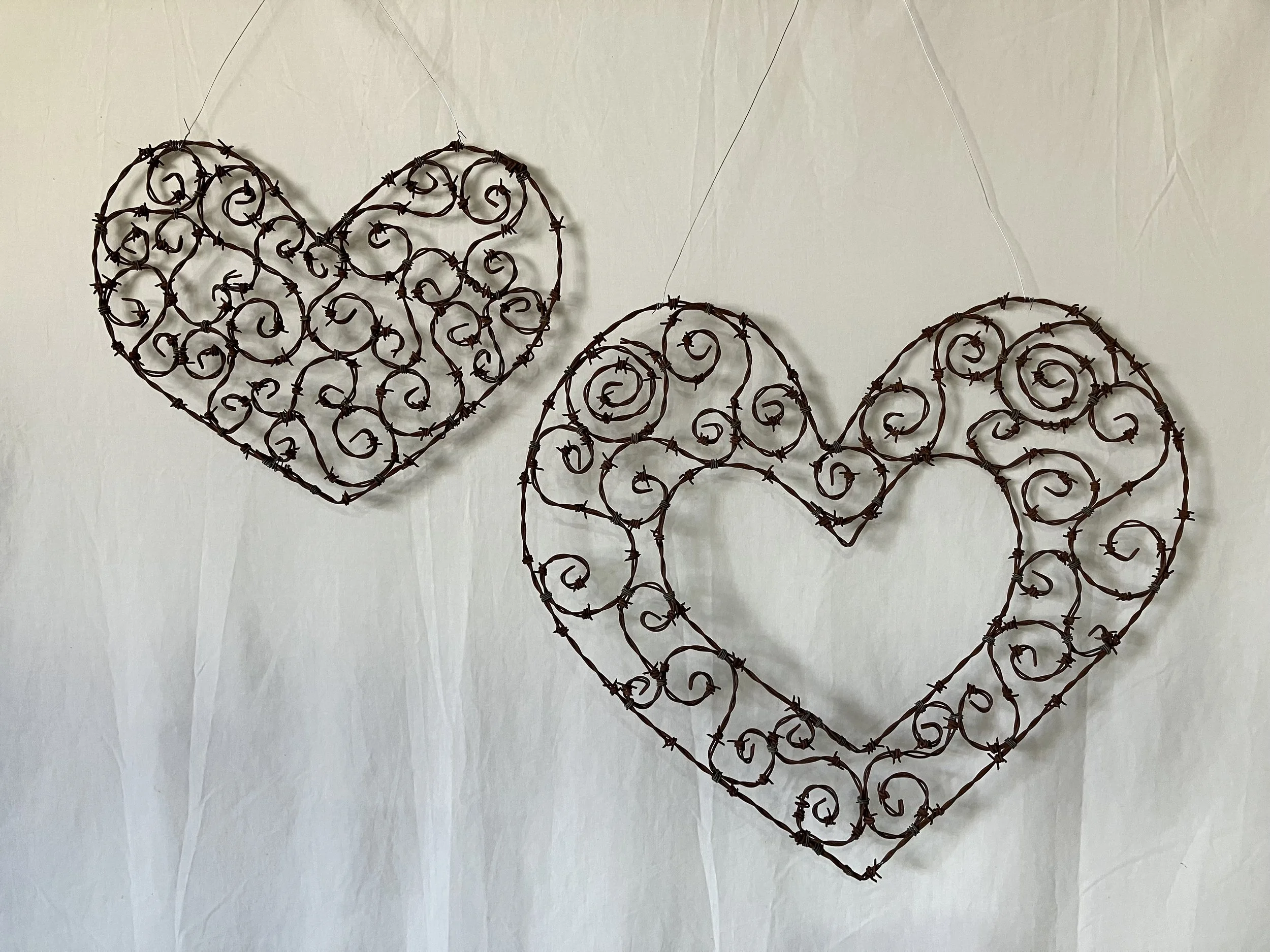 ‘Barbed Wire Wall Art -Hearts’ Workshops