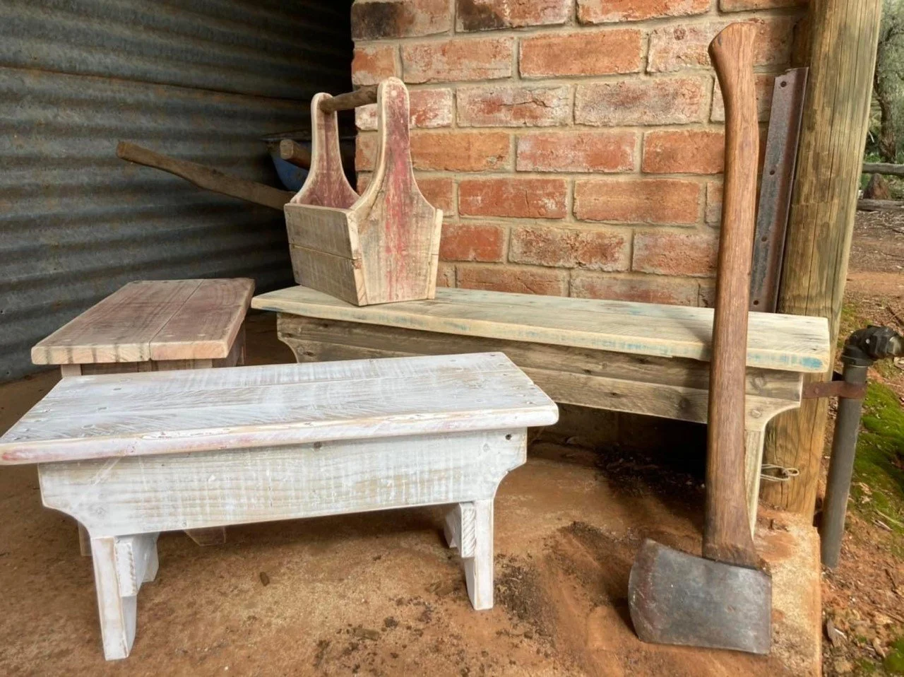 Rustic Bench and Toolbox Workshops