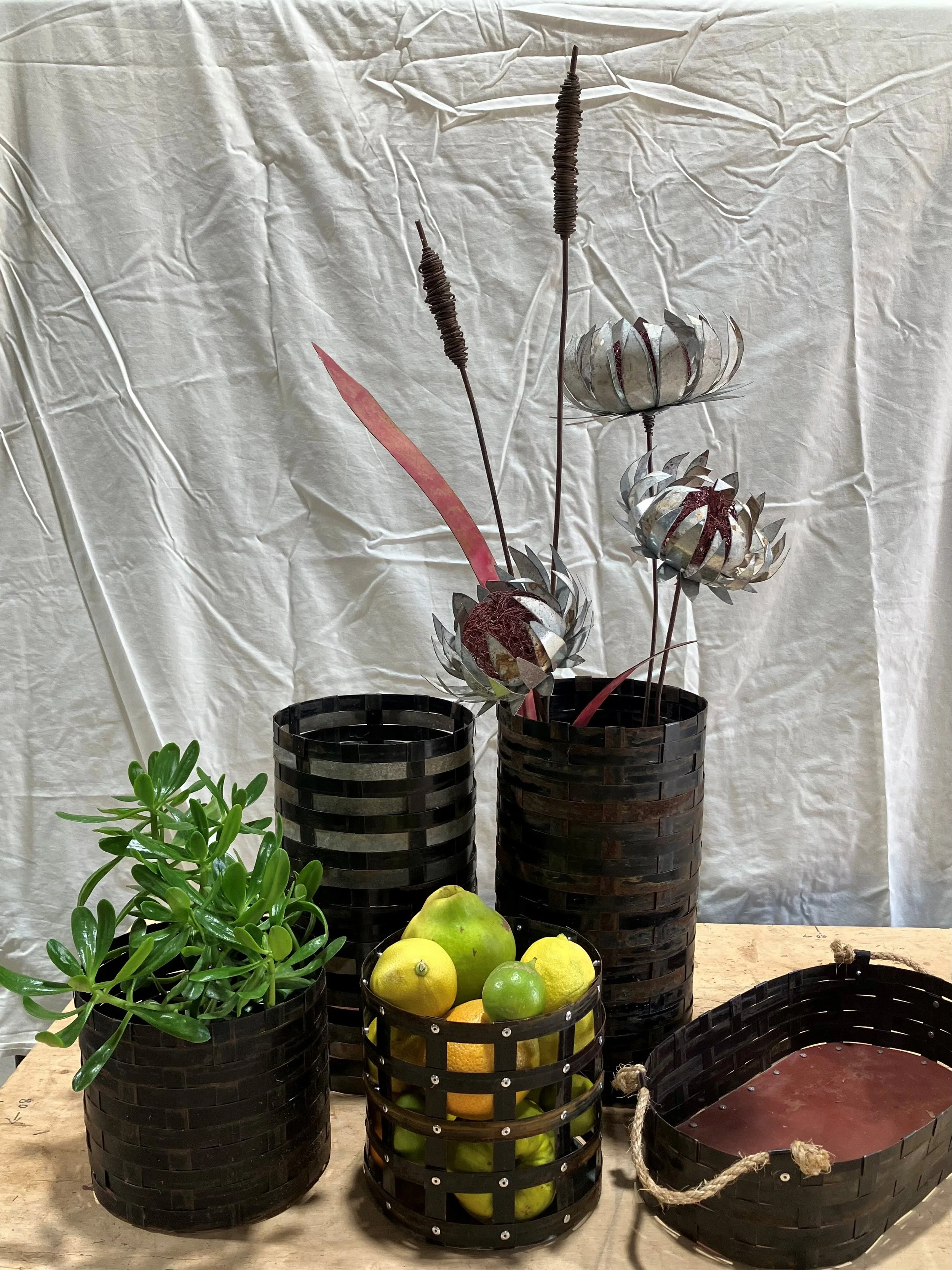 Steel Strap Baskets