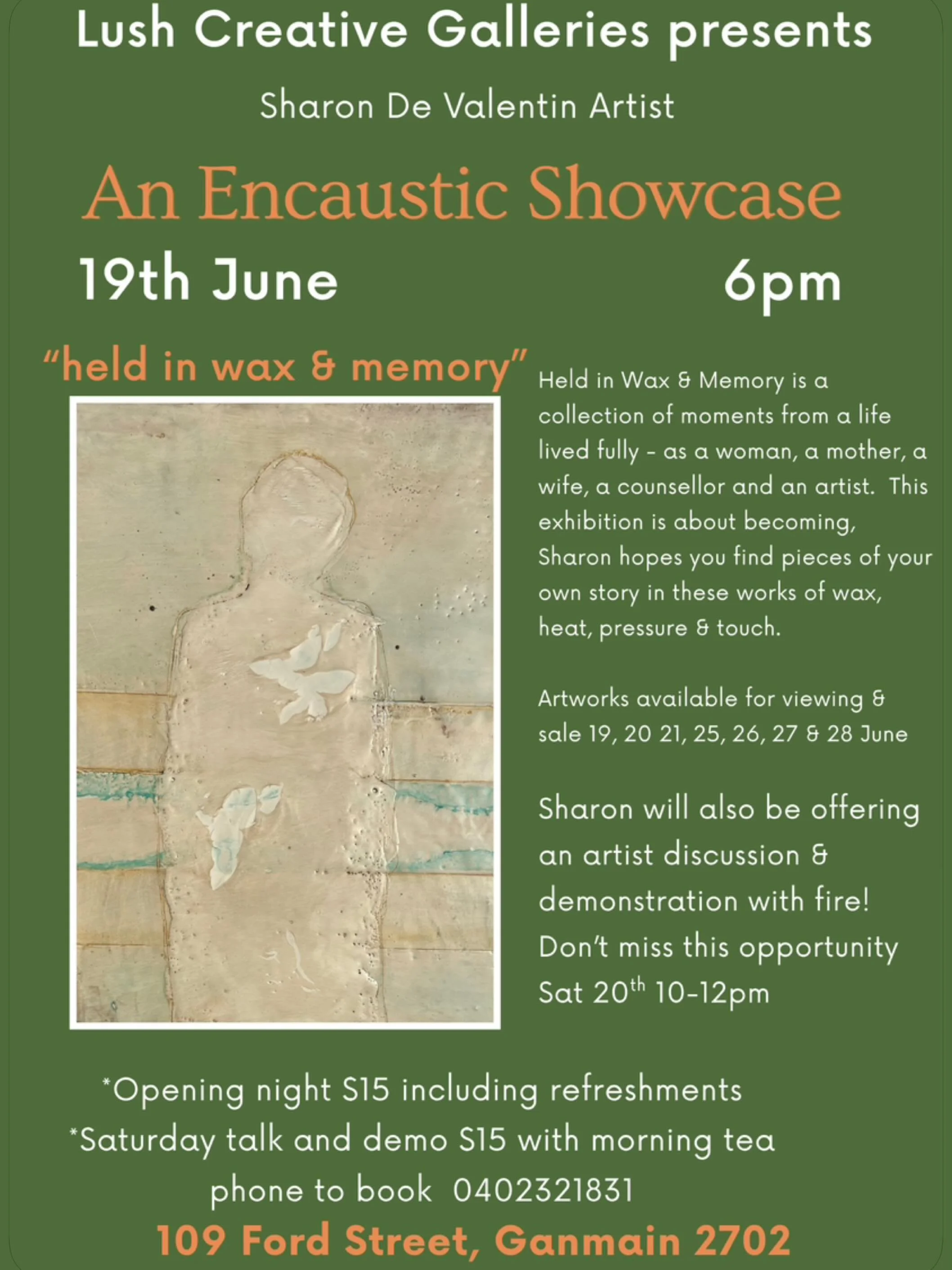 An Encaustic Showcase | Held in Wax &amp; Memory