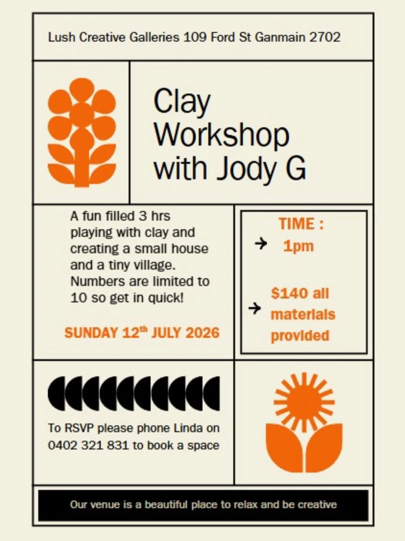 Clay Workshop with Jody G
