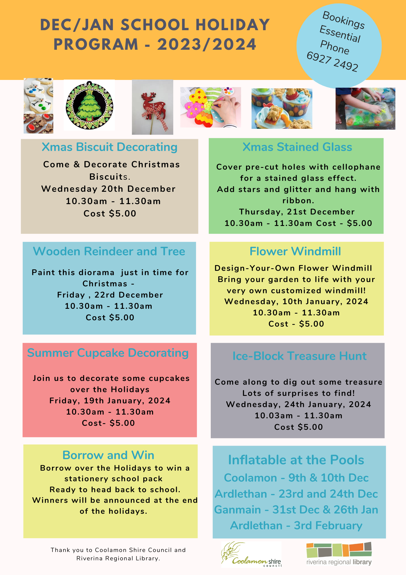 School Holiday Program at the Coolamon Library — Visit Coolamon Shire