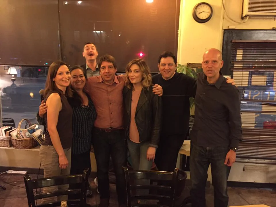 Bella and the storytelling crew at Muse on 8th, Miracle Mile.