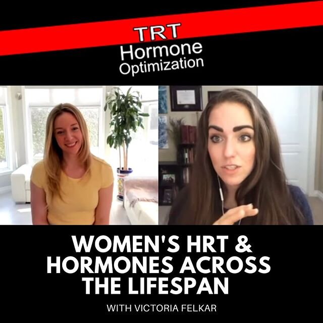 NEW PODCAST!

Women's HRT &amp; Hormones Across the Lifespan.

I was welcomed back onto the TRT Hormone Optimization Podcast, this time having a chance to chat with Angie Bossa about women&rsquo;s hormone replacement therapy and hormones across the l