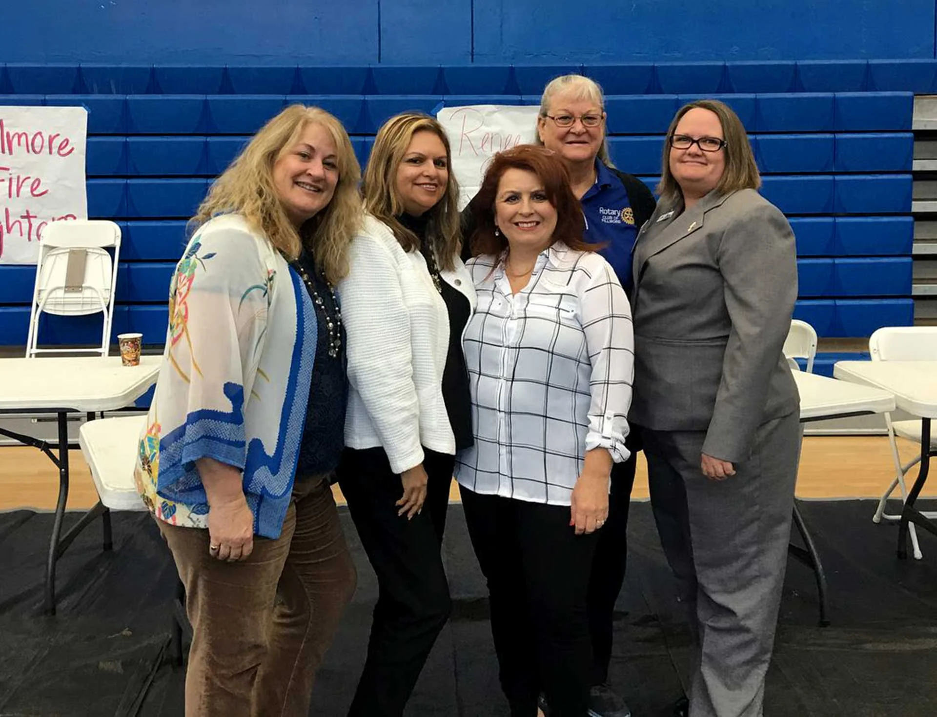 Pictured (l-r) Renee Swenson, Ari Larson, Theresa Robledo, Cindy Blatt, and Alicia Hicks.