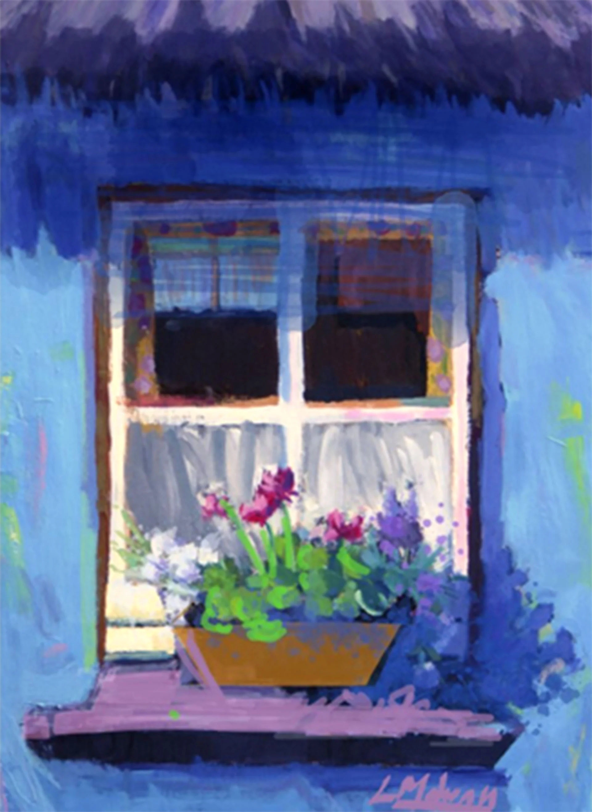 "The Sunny Spot" by artist and art teacher Lisa Mahony.