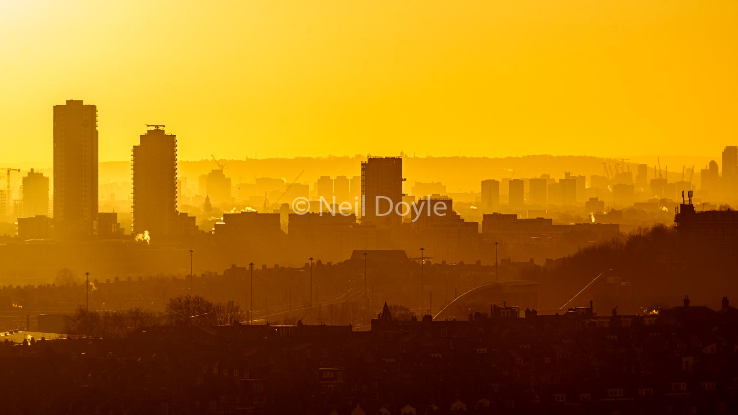 London sunrise