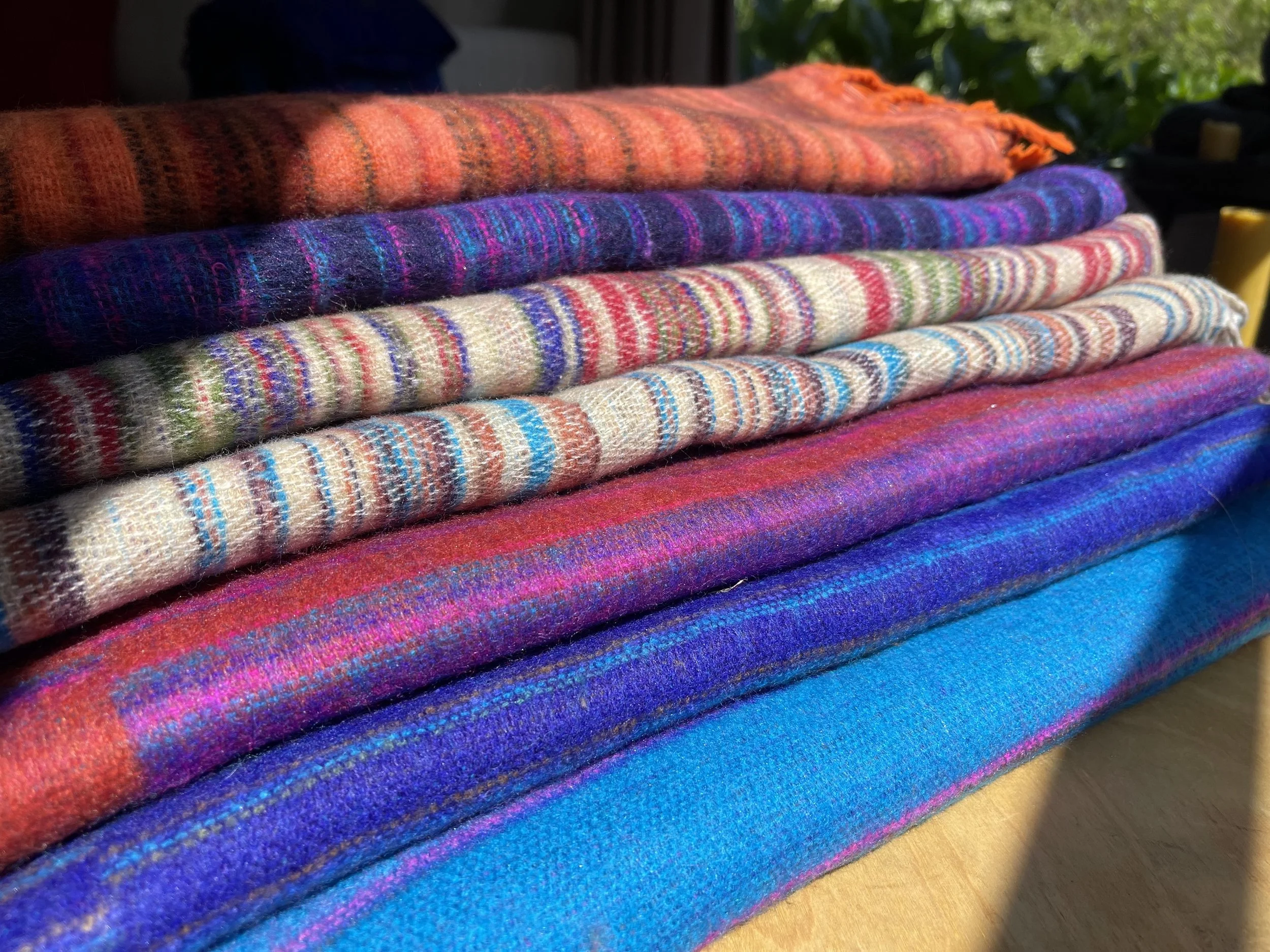 Soft 100% Wool Yoga Blanket