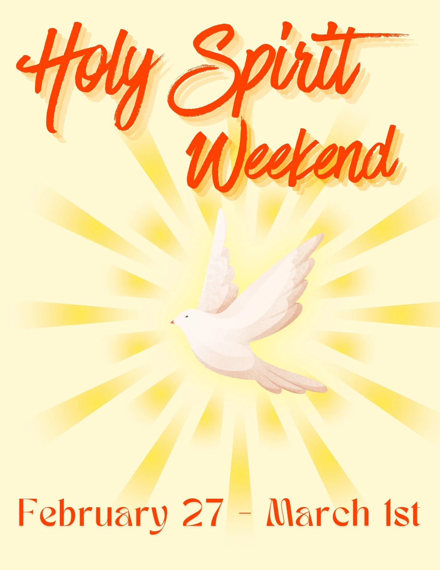 Holy Spirit Weekend