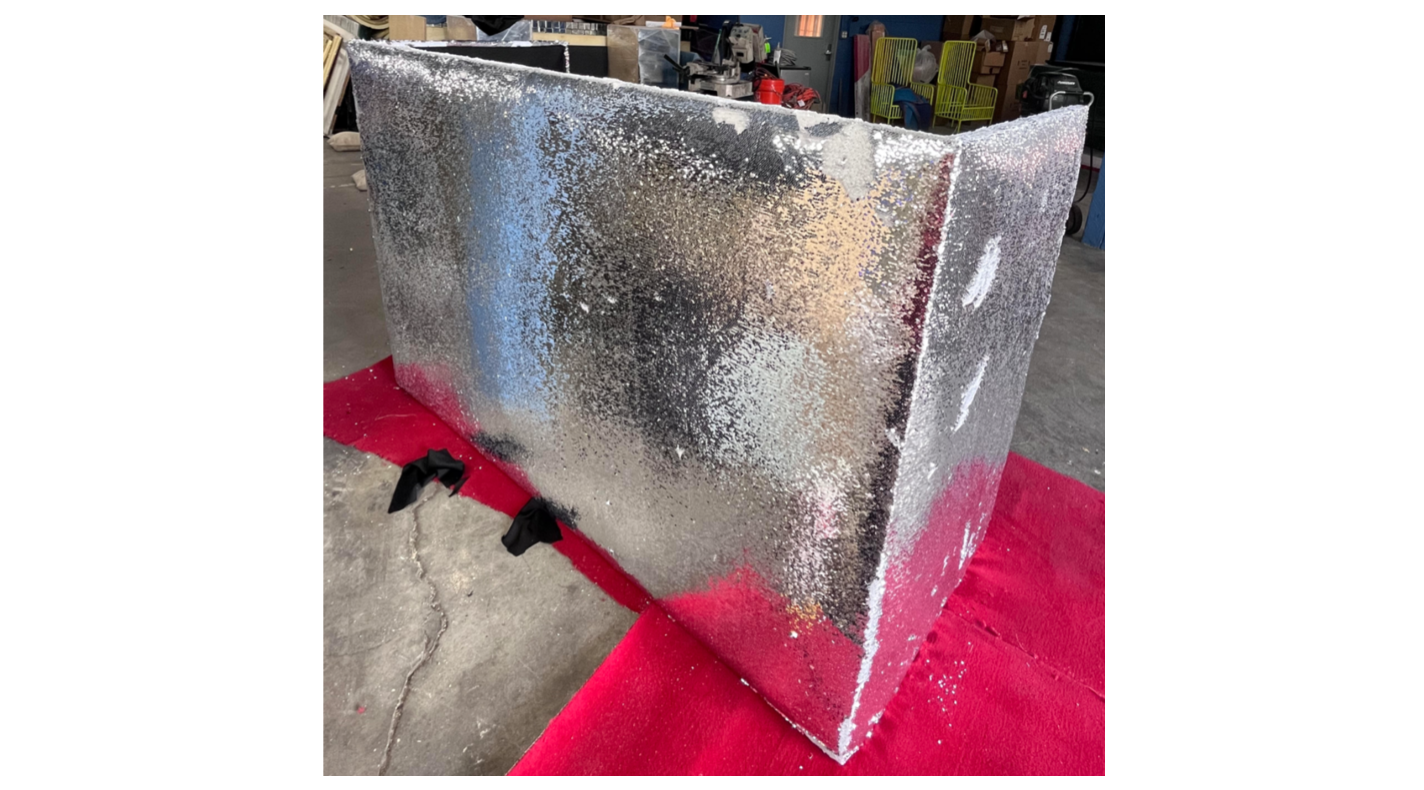 SEQUIN DJ BOOTH SILVER
