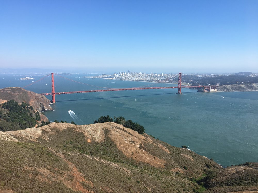 Scenic view from Marin Headlands