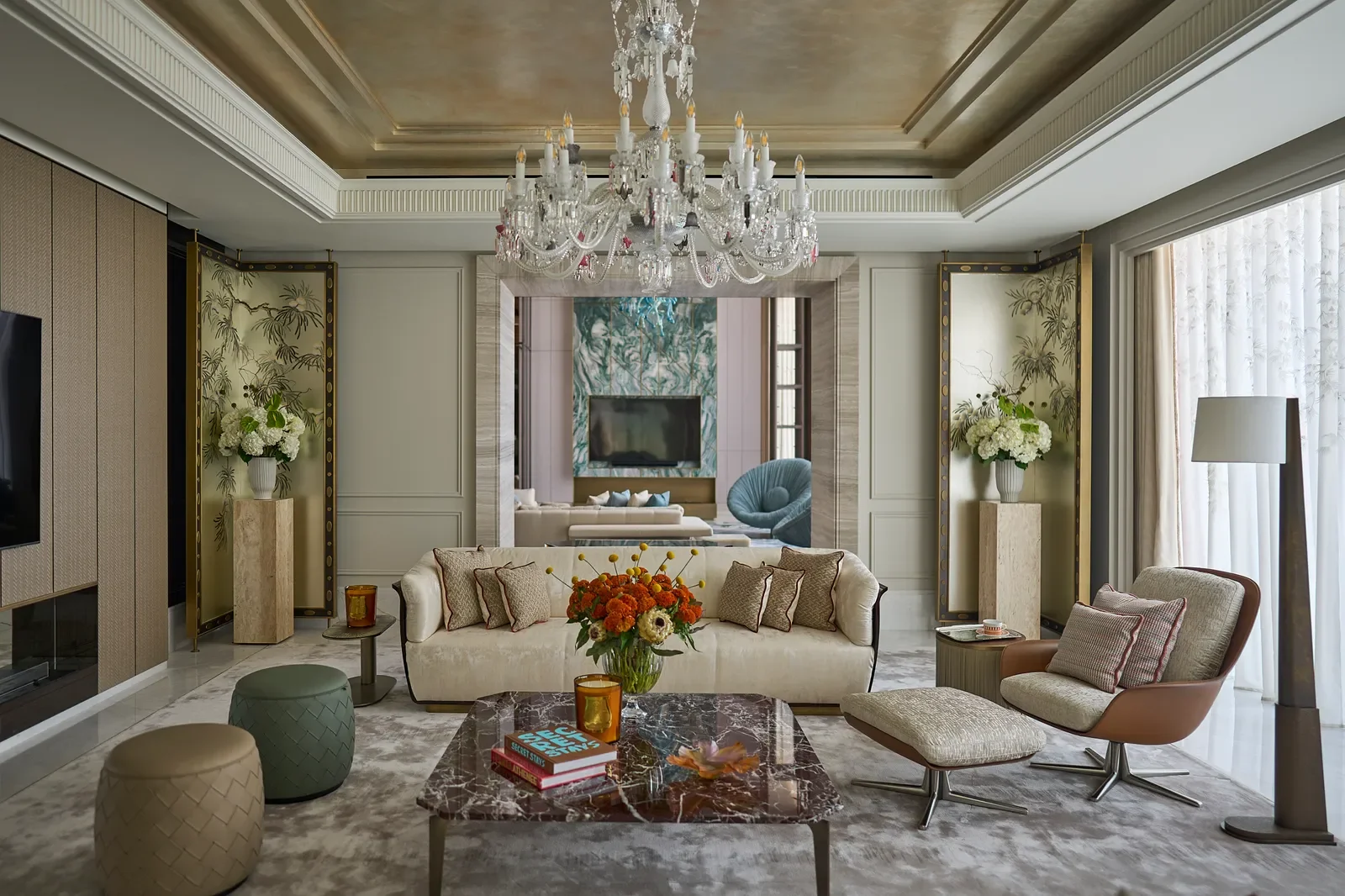Inside A Lavish Palm Jumeirah Villa Designed Around Family, Light and Islamic Art