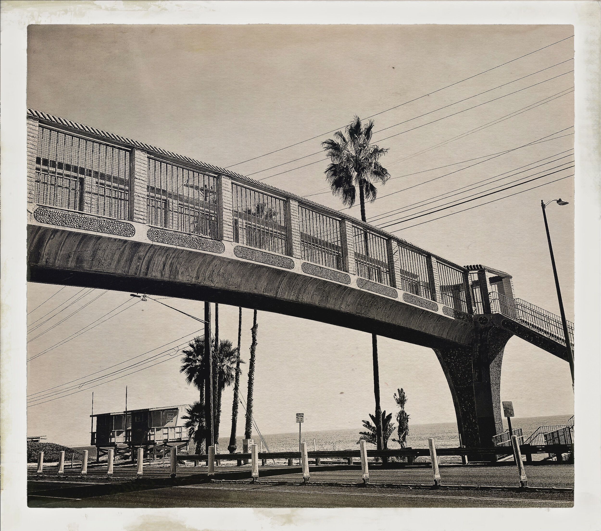 10. PCH#2 Bridge, Los Angeles 2019 B_W 7x11 in .jpg