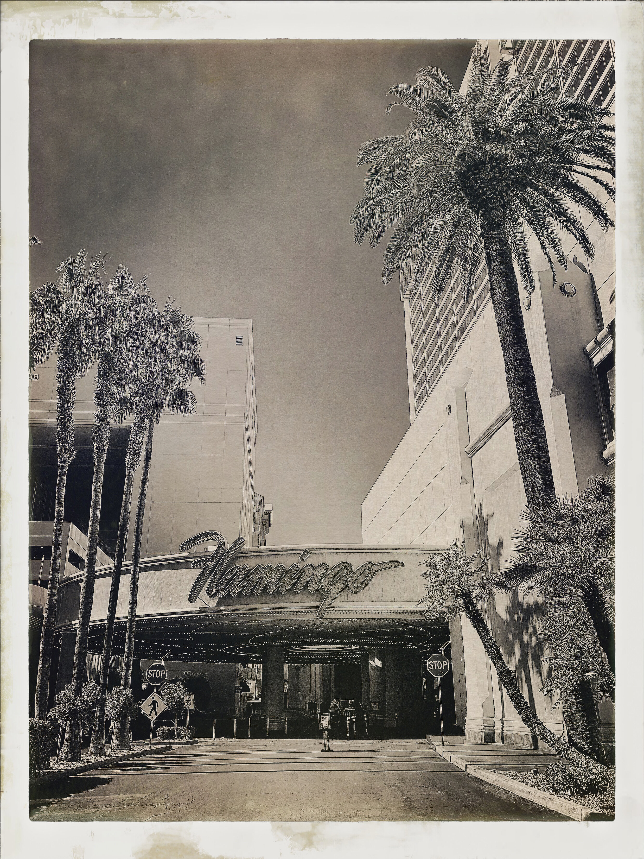 19. Flamingo Hotel and Casion , Las Vegas B_W 11x8 in.jpg