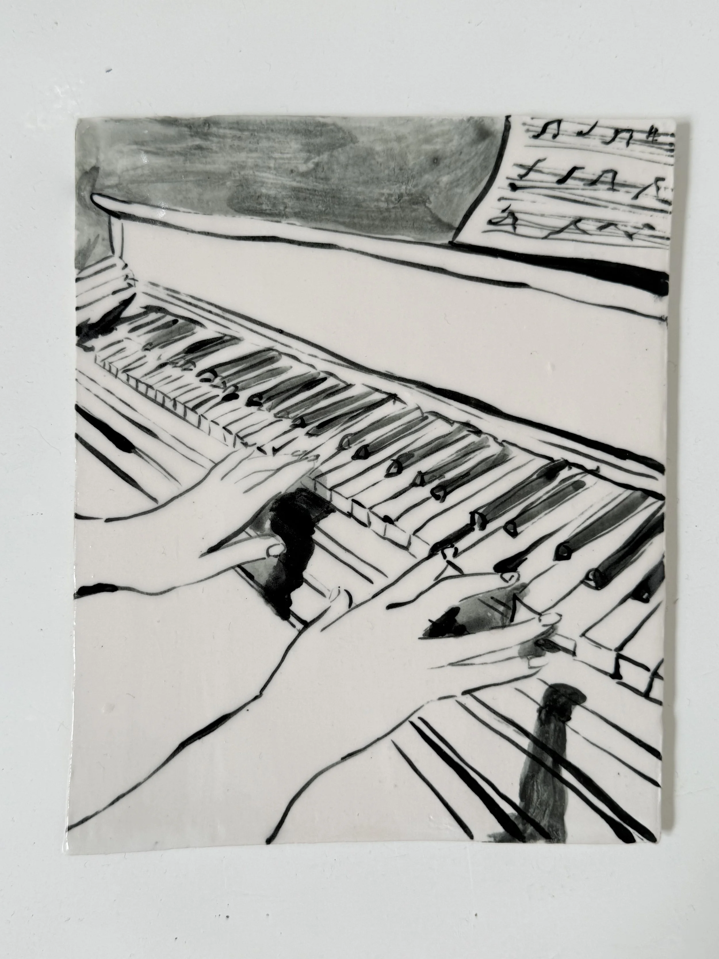 Piano Tile, 2025 - Sachi Moskowitz