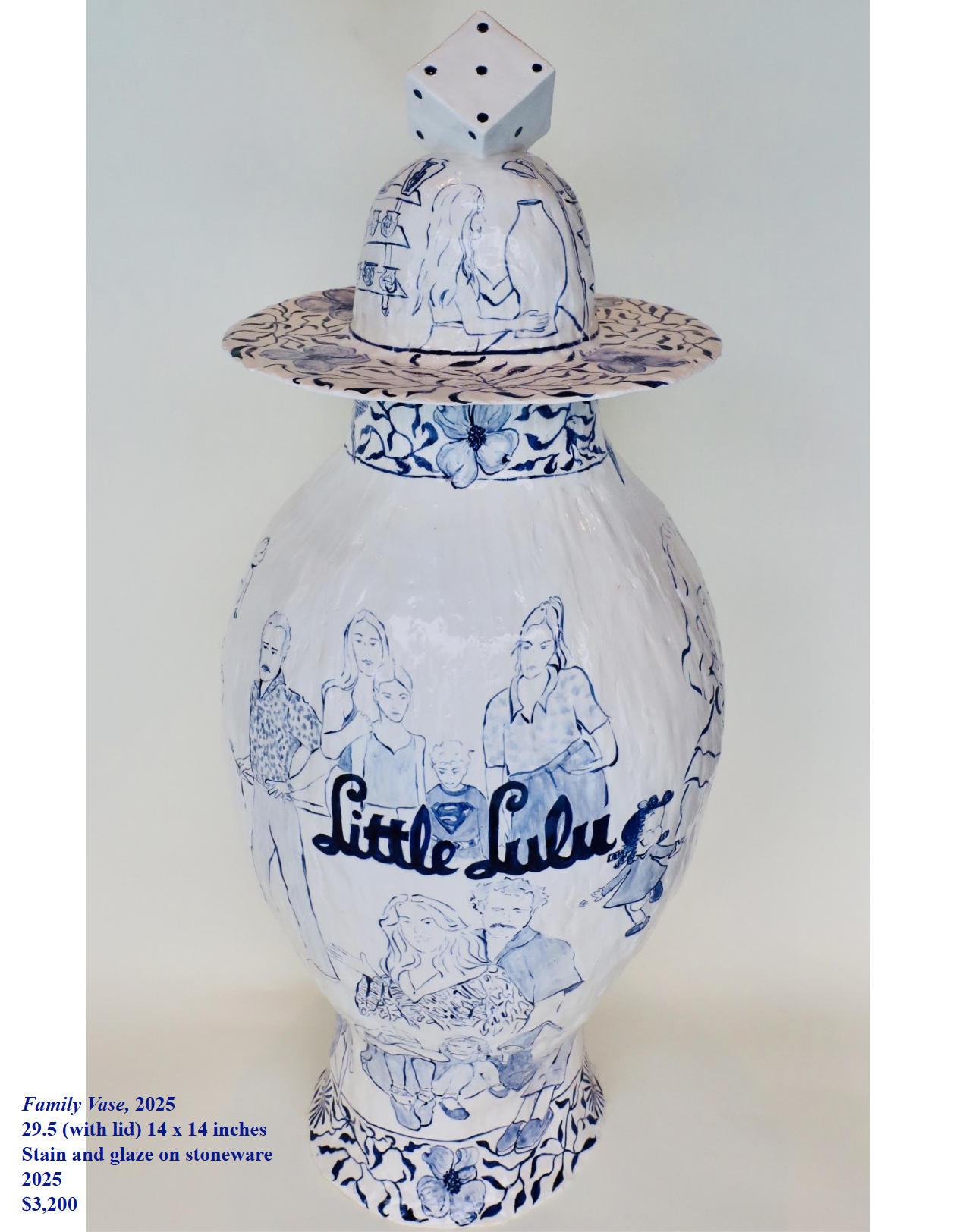 Family Vase , 2025 - Sachi Moskowitz