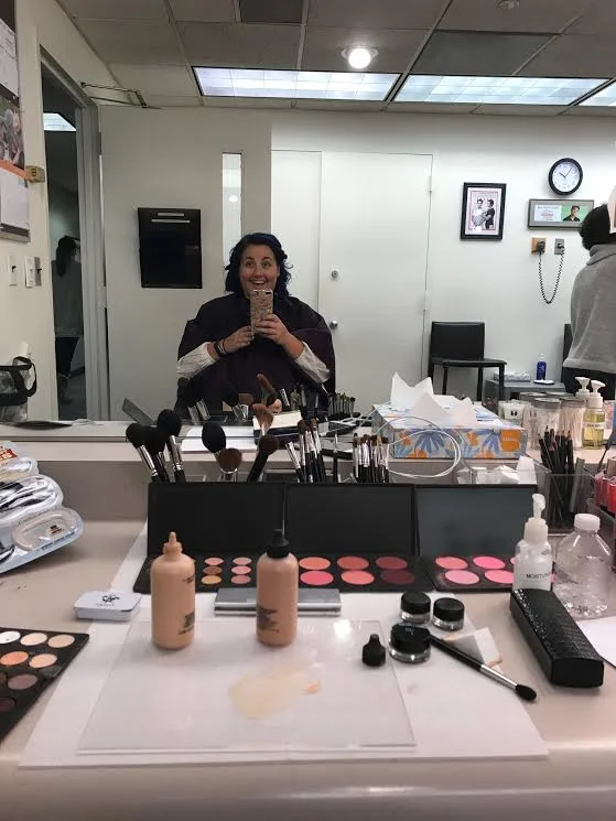Hair & makeup time! 