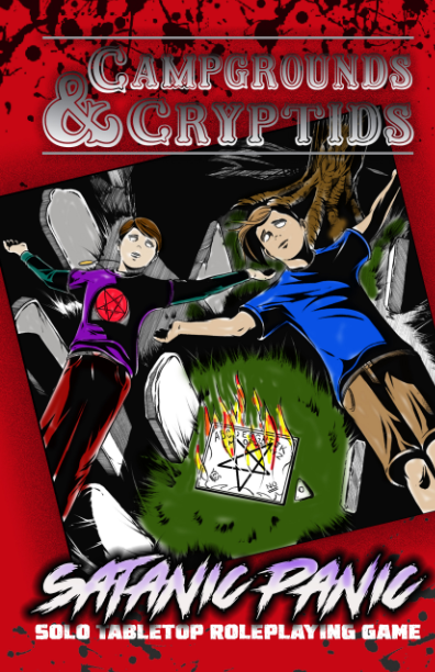 LOW RES Campgrounds & Cryptids Satanic Panic Zine Cover FNL.png