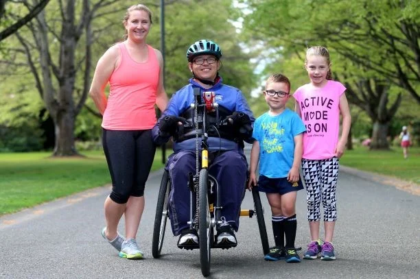 John Langford - Pictured with his family is one of the newbies attending his first New York Marathon so we thought we should know a little bit more about him.