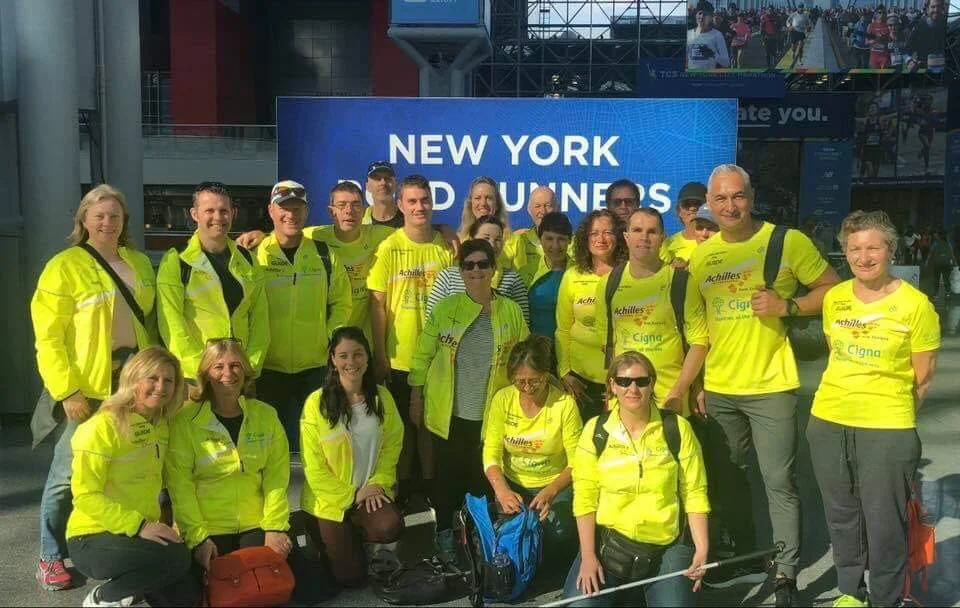 Group Photo of the Achilles New Zealand Team in New York