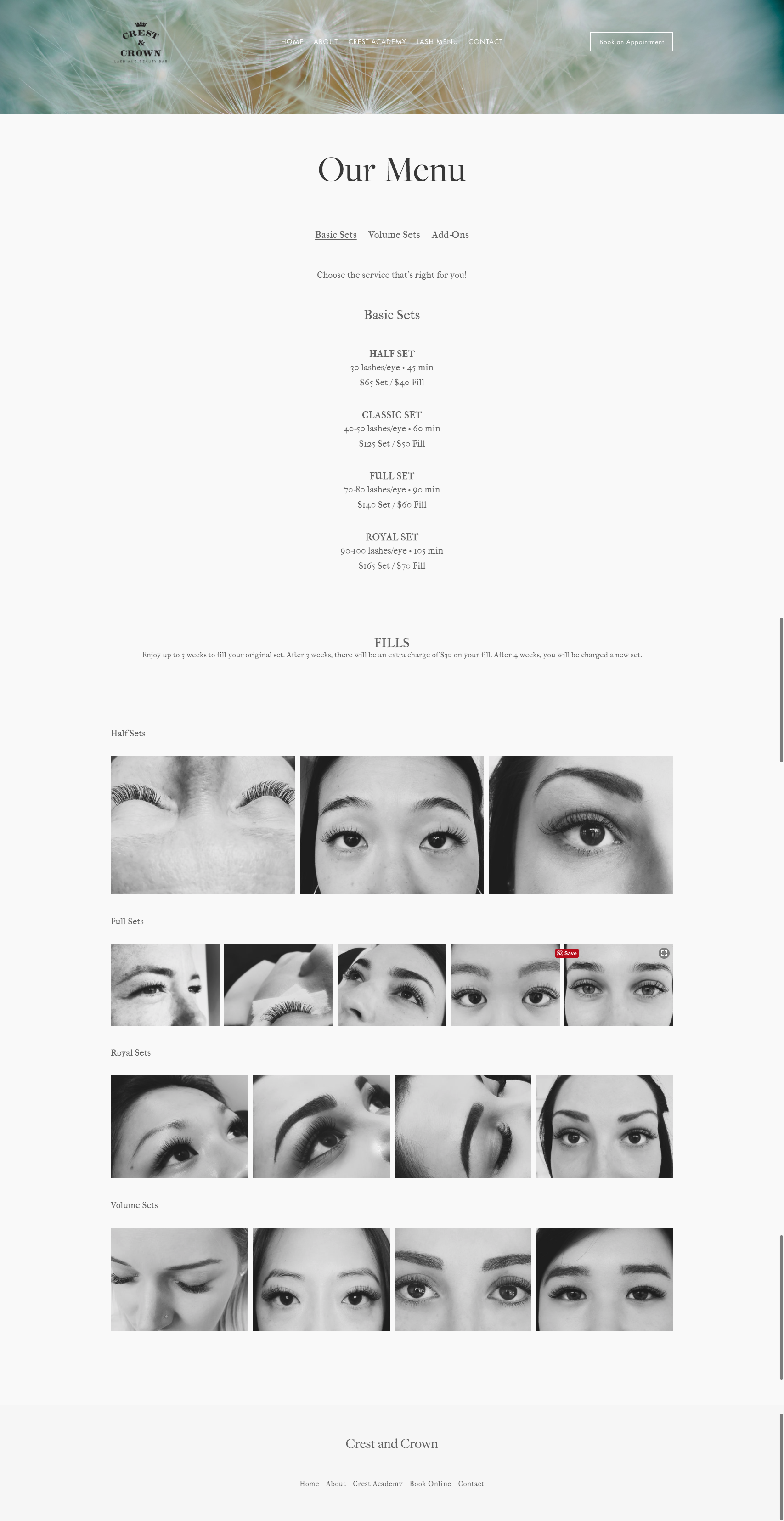 Lash Menu — Crest and Crown.png