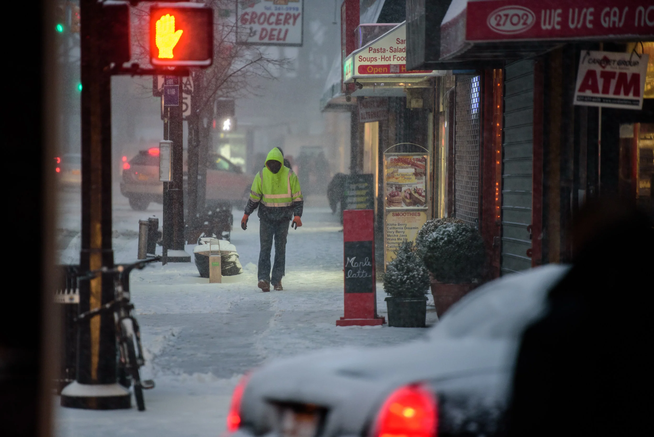 Winter storm blasts New York City