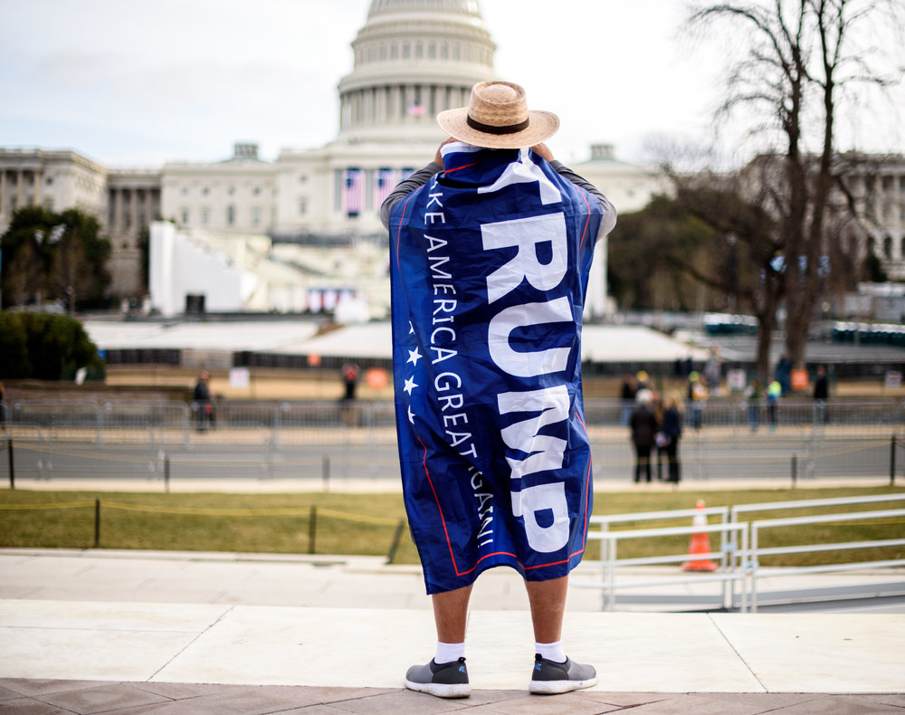 President Trump supporter at the Capitol [January 19]