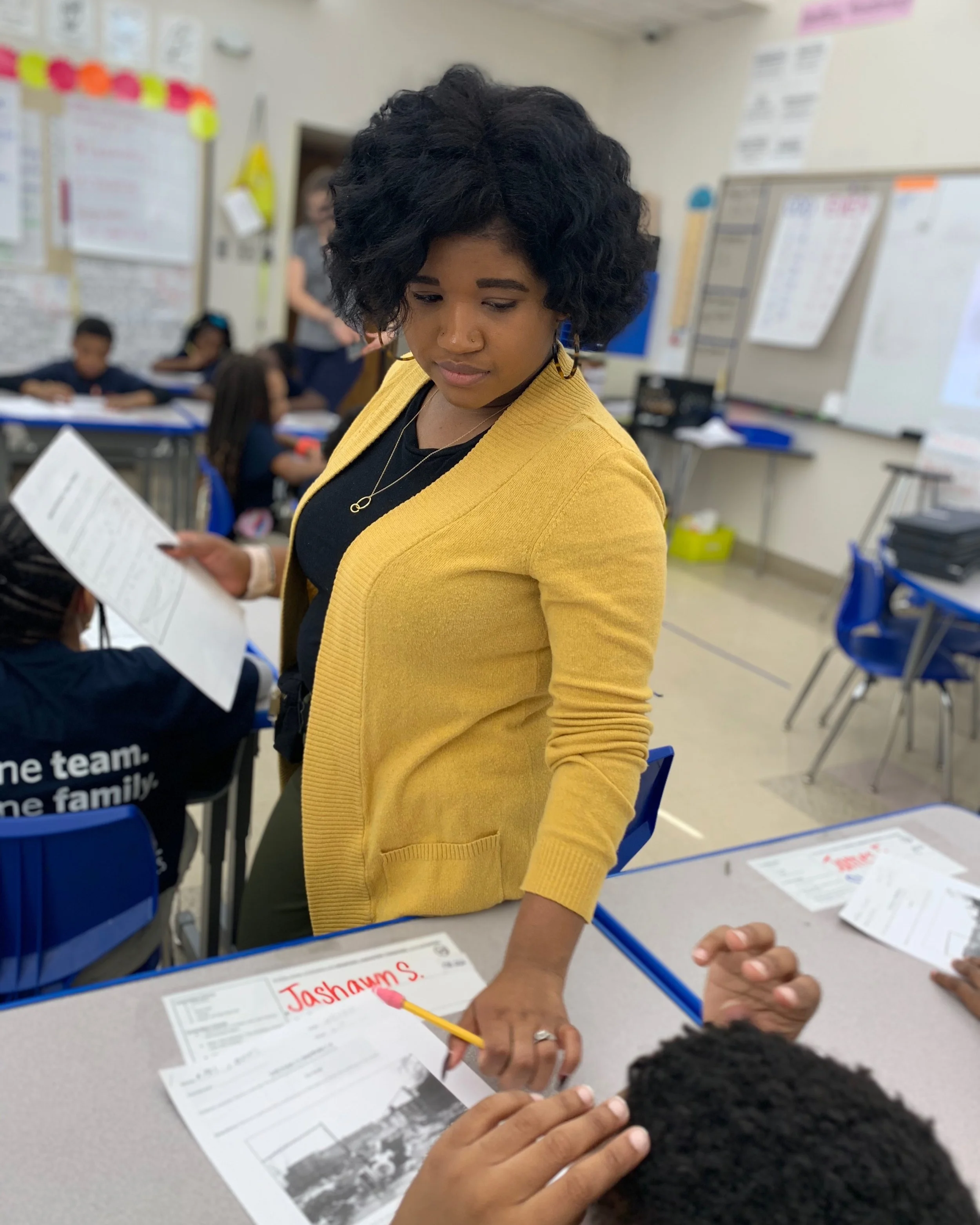 First-year resident Desiree