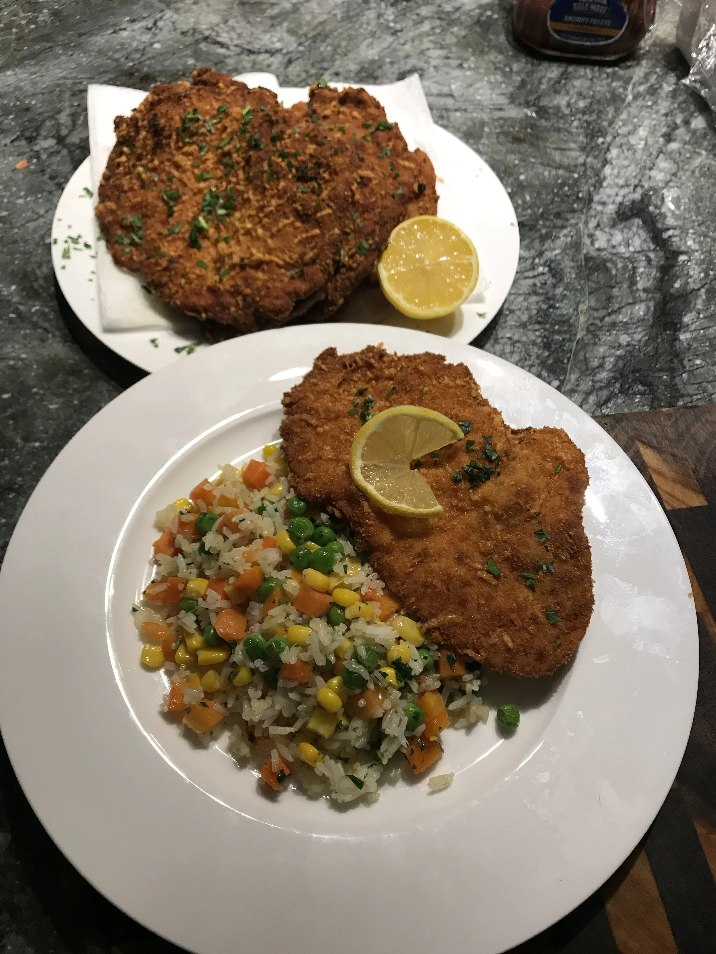Wiener Schnitzel with an upgrade..