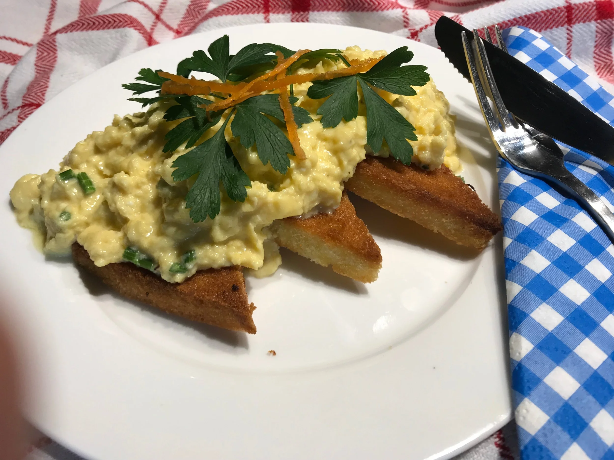 Breakfast with french style upgrade