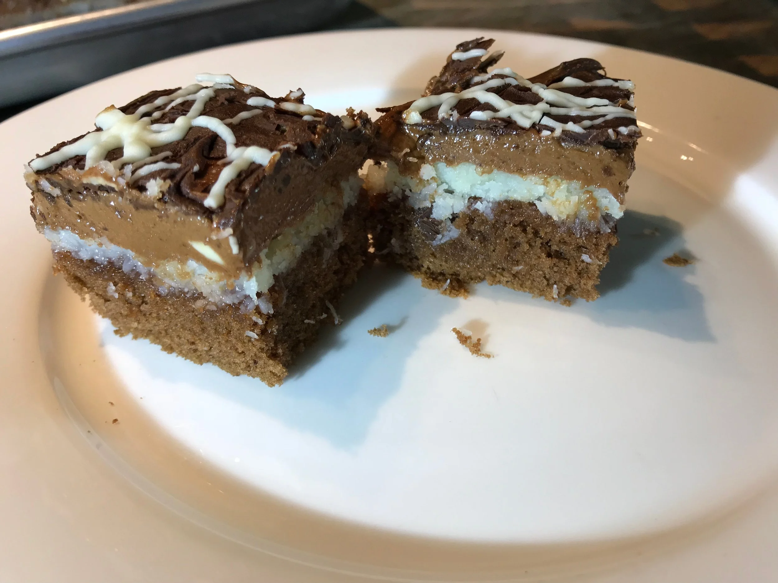 Choc and Coco Slice
