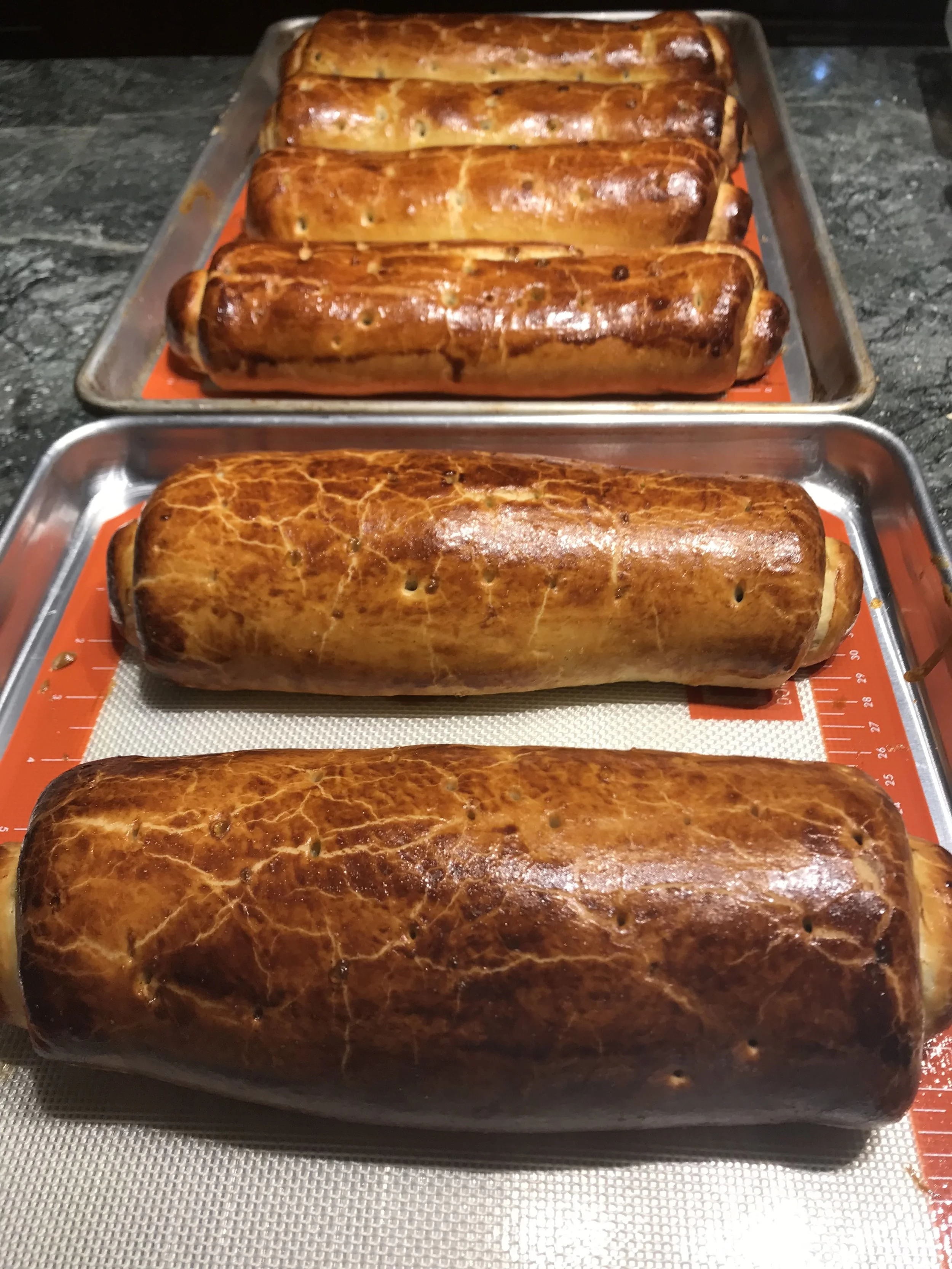 Hungarian Christmas Walnut and Poppy Seed Roll (Beigli)