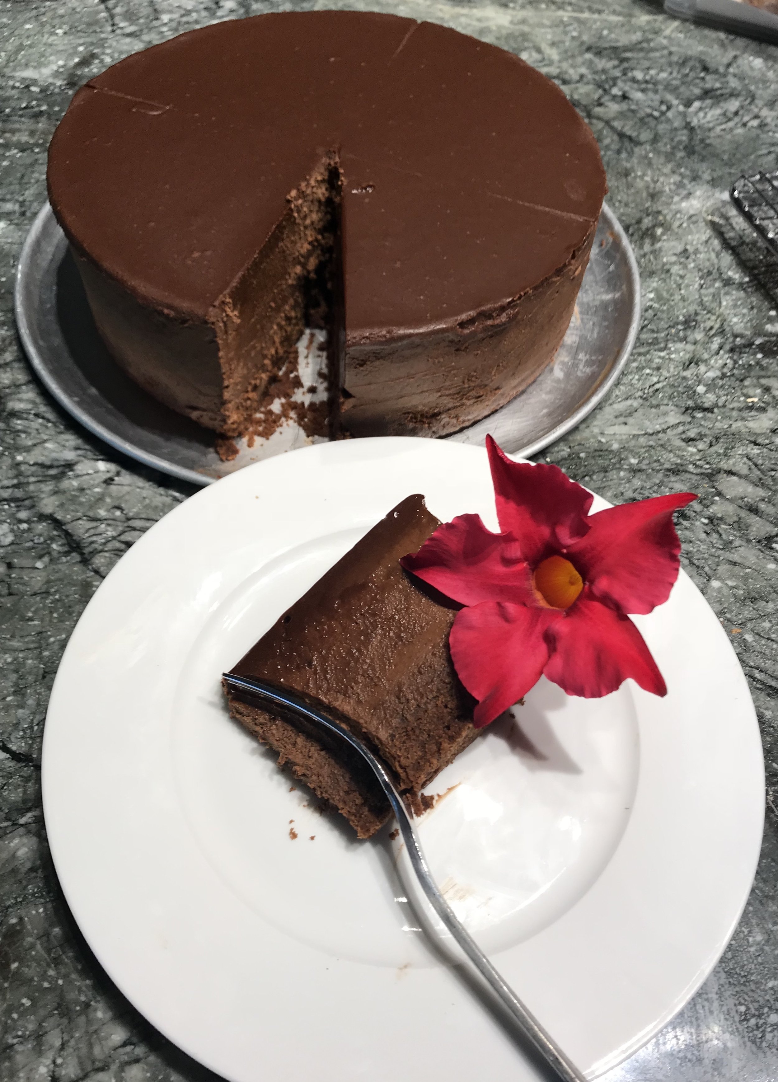 Dark Chocolate (Lindt) Mousse Cake